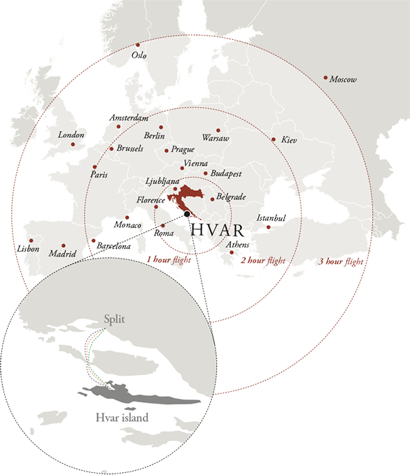 Hvar maps